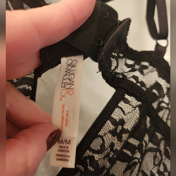 Black Lace Chemise Gilligan & O'Malley - Picture 10 of 14